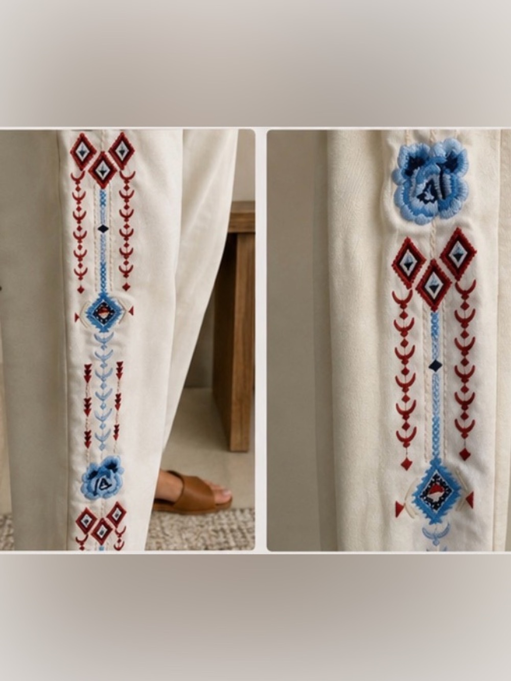 DRIFTWOOD Embroidered Jogger Pants – Size XS - Picture 2 of 5